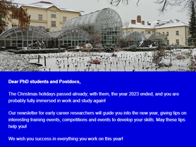 Newsletter for PhD students and Postdocs of the Faculty of Science MU 1/2024 CZ