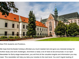 Newsletter for PhD students and Postdocs of the Faculty of Science MU 4/2024 CZ