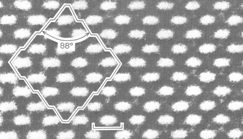 tpnost pyroxenu v HRTEM