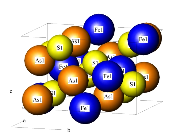 struktura arzenopyritu