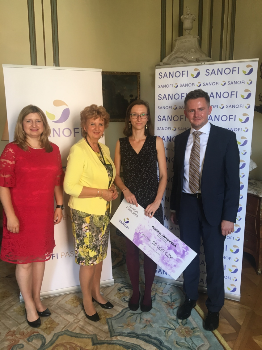 Pavlina Janovska Won the 3rd Place in Sanofi Competition!