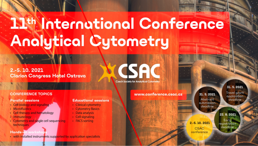 Pozvánka na konferenci: 11th International Conference Analytical Cytometry