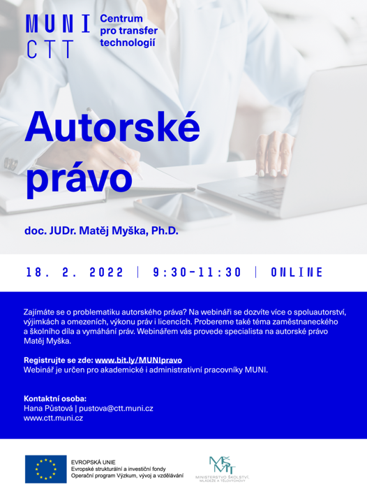 Pozvánka: Autorské právo, 18. 2. 2022